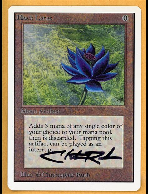 Black lotus artist proof